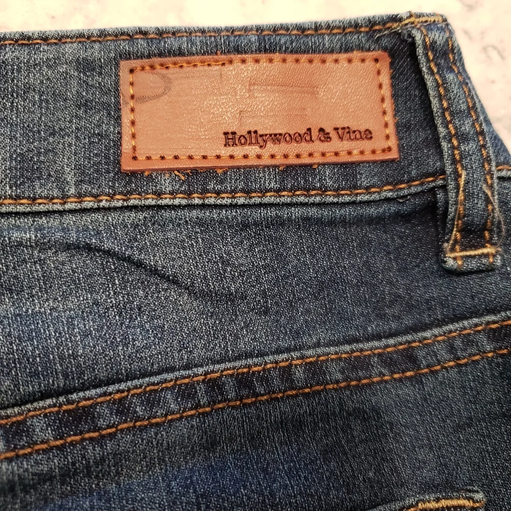 Hollywood & Vine Denim Mini Skirt | Medium Wash | Raw Hem | Revolve NWT!